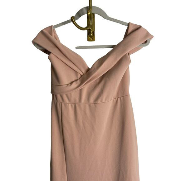 Nookie Neptune Gown Maxi Dress Train Gala Formal Party Guest Black Tie XL - Picture 7 of 15